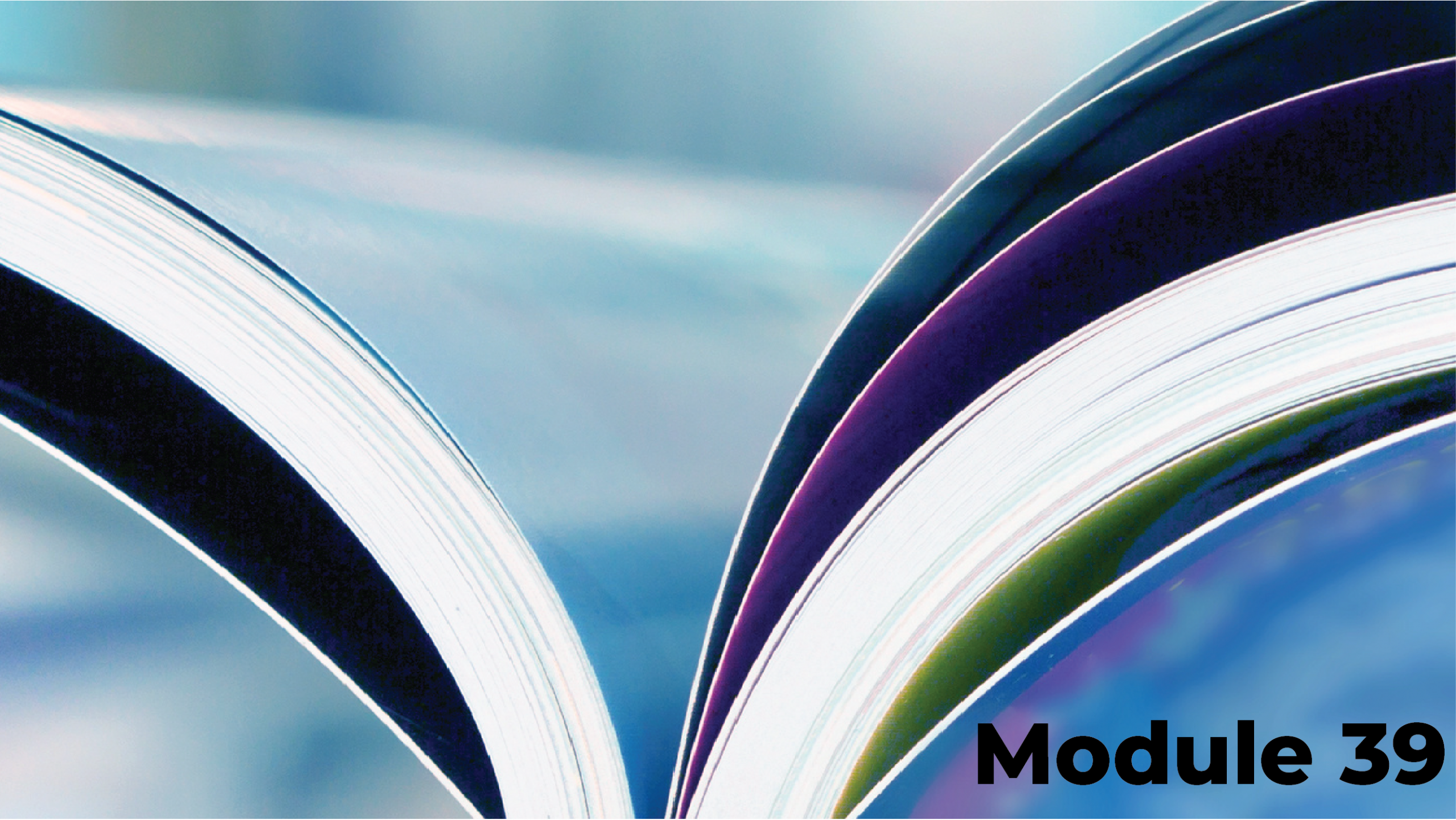 Module 39: Summer 2025